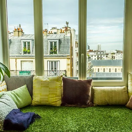 Superb Charming And Bright Apt Buttes Chaumont Apartment *